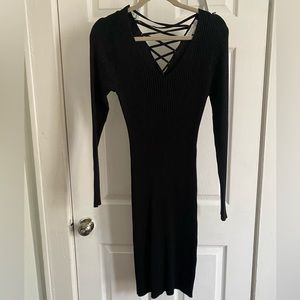PLANET GOLD Sweater Dress